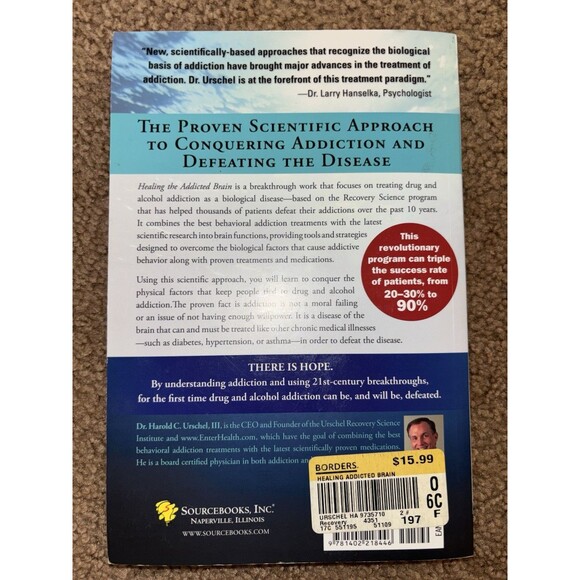 Healing The Addicted Brain and The Hidden Addiction Self Help Books Paperback - Picture 3 of 8